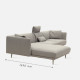 Milton Sofa, L192, Semi Aniline Leather, G3 342 [Display x1]